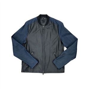 Mackage Black Miles Denim Combo Jacket